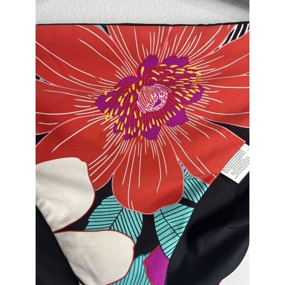 La Blanca In Full Bloom Reversible Hipster Bikini Bottom NWT Size 8 Black/Floral - Picture 9 of 9